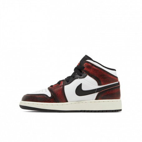Air Jordan 1 Mid Wear-Away Chicago (PS) (Kids)