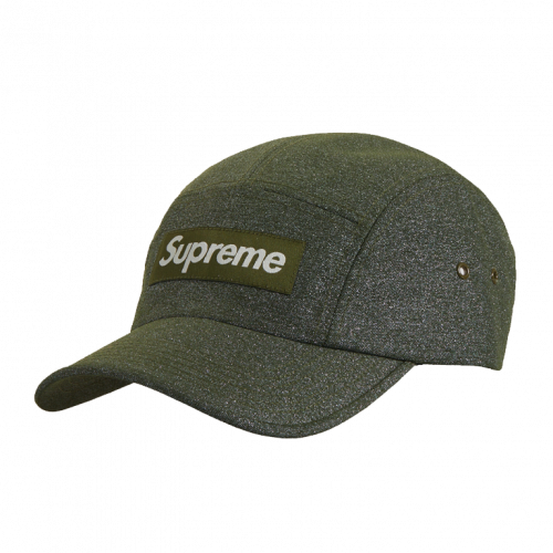 Supreme Glitter Cordura Camp Cap Olive