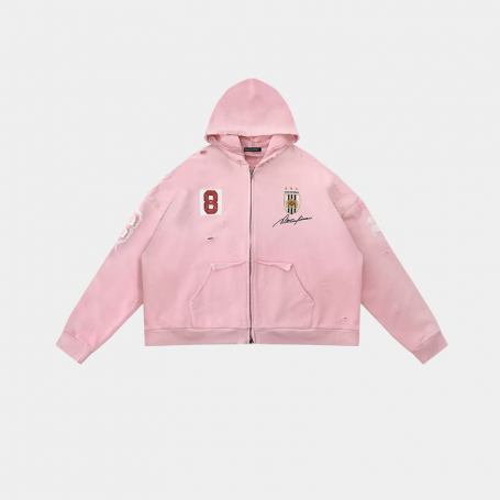 Зип-Худи MasonPrince Super Club 8 Star Zip Hoodie Pink
