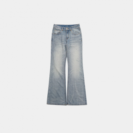 Джинсы MoroMoro Washed Flare Jeans Blue