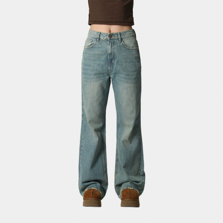 Джинсы MasonPrince Vintage Wash Flare Jeans Light Blue