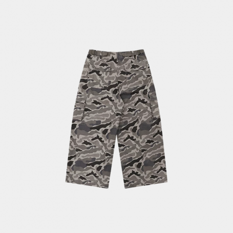 Брюки MasonPrince Rock Wide-Leg Cargo Camo Grey