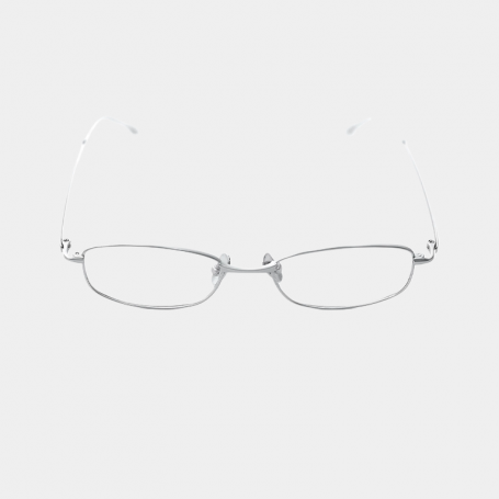 Очки MasonPrince Slim Rectangle Glasses Silver