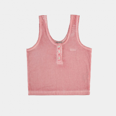 Топ MoroMoro Washed Crop Top Pink