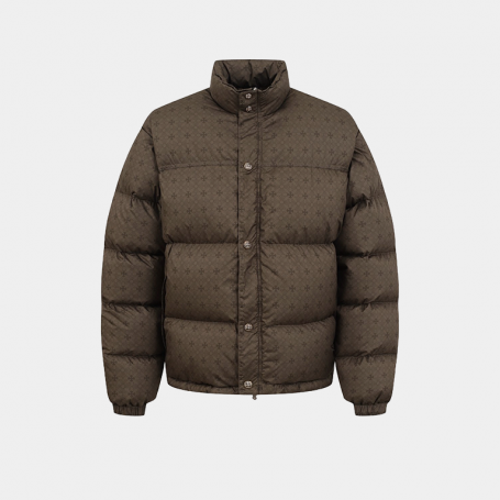 Пуховик Chrome Hearts Monogram Puffer Jacket Olive