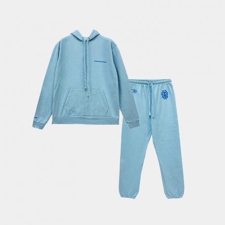 Костюм Chrome Hearts Miami Art Basel Dagger Baby Blue Sweatsuit