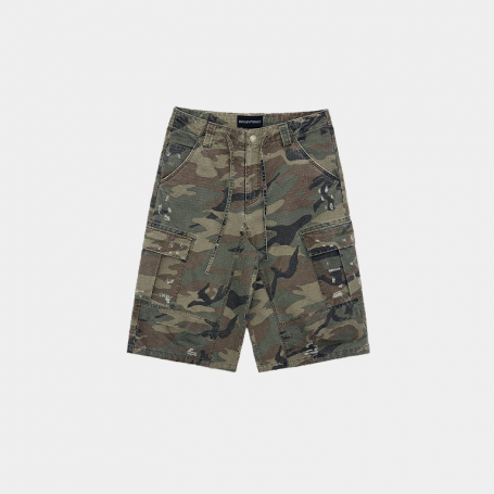 Шорты MasonPrince Cargo Shorts Baggy Camo Green