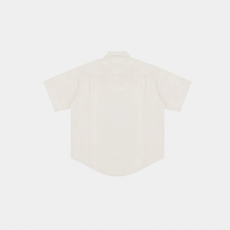 Рубашка MasonPrince Oversized Metal Label Short Sleeve Shirt White