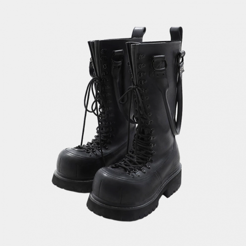 Ботинки MasonPrince Industry High-Top Boots Black