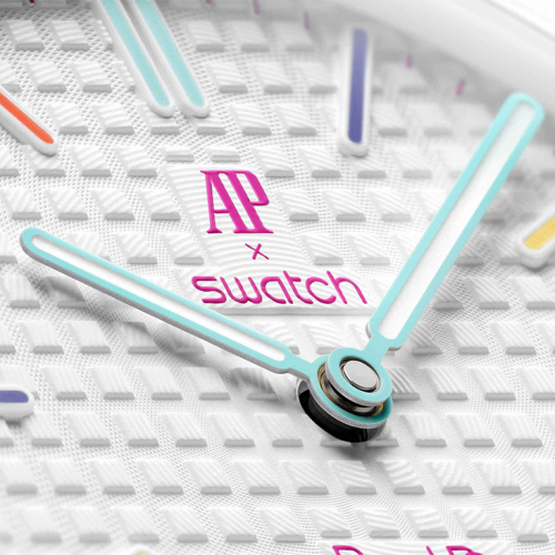 Часы Swatch x Audemars Piguet Bioceramic Royal Pop Huit Blanc