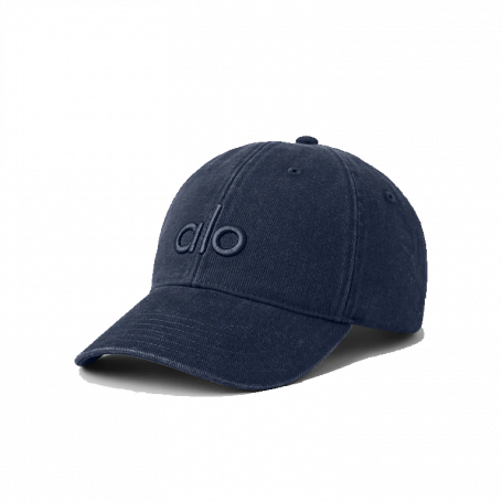 Кепка Alo Yoga Washed Off-Duty Cap Vintage Navy