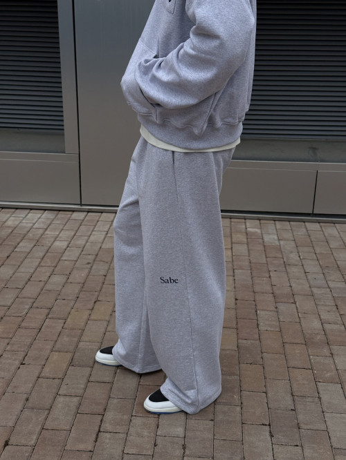 Брюки Sabe Logo Knee Sweatpants Melange