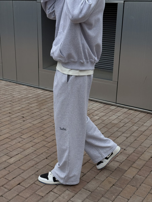 Брюки Sabe Logo Knee Sweatpants Melange
