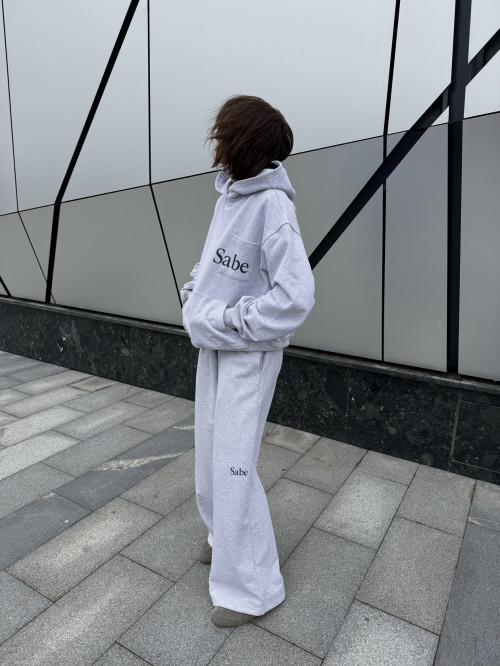 Брюки Sabe Logo Knee Sweatpants Melange