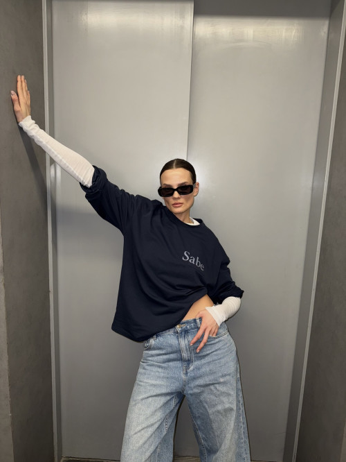 Лонгслив Sabe Longsleeve Pocket Navy