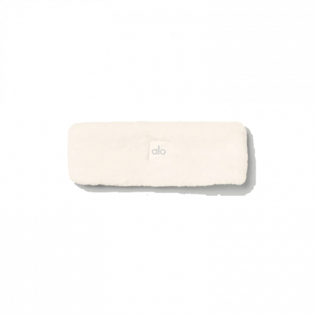Alo Yoga Faux Fur Ear Warmers Ivory