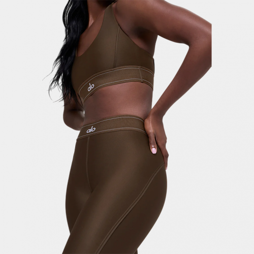 Топ Alo Yoga Airlift Suit Up Bra Espresso