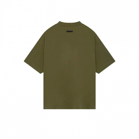Футболка Fear of God Essentials Jersey Crewneck Tee Military