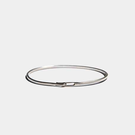Браслет Werkstatt Munchen Bangle Hook Plain Silver