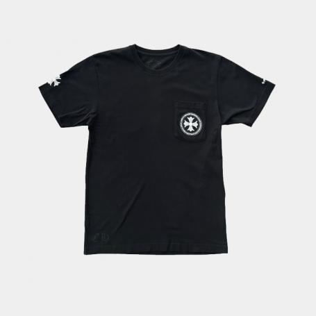 Футболка Chrome Hearts Circle Cross Logo T-Shirt Black