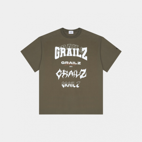 Футболка GRAILZ Multi Logo T-Shirt Khaki