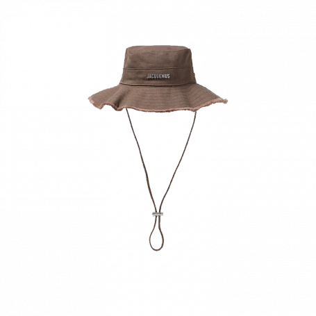 Jacquemus Le Bob Artichaut Large Brim Bucket Hat Brown