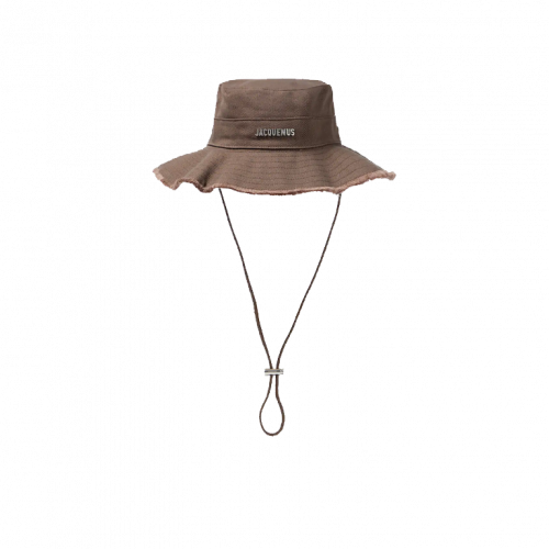 Jacquemus Le Bob Artichaut Large Brim Bucket Hat Brown