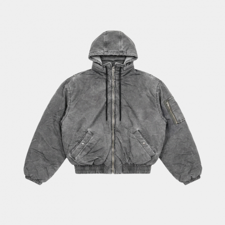 Куртка MasonPrince Cropped Bomber Jacket Grey