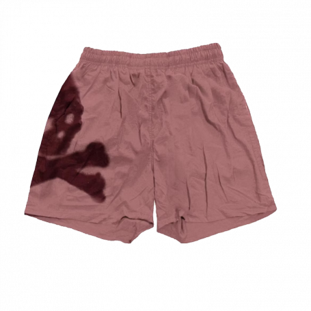 Travis Scott Cactus Jack For Mastermind Skull Shorts Washed Red