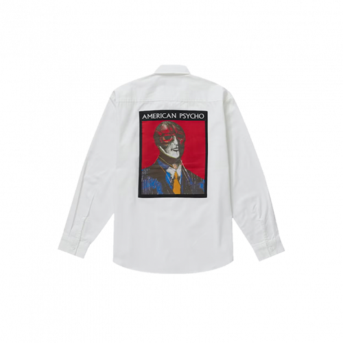 Supreme American Psycho Work Shirt White