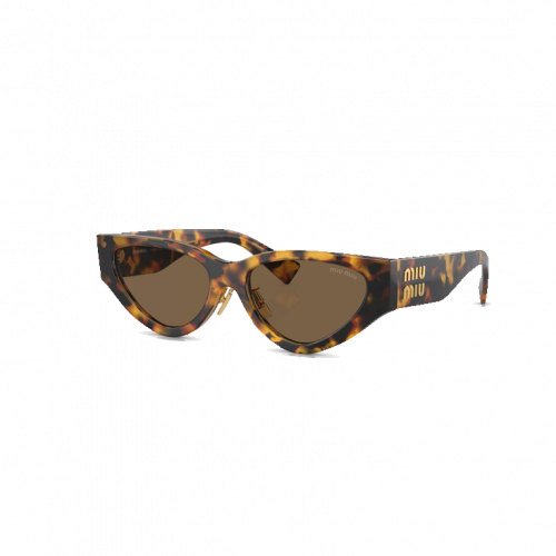 MIU MIU Sunglasses SMU 03Z Striped Honey Havana