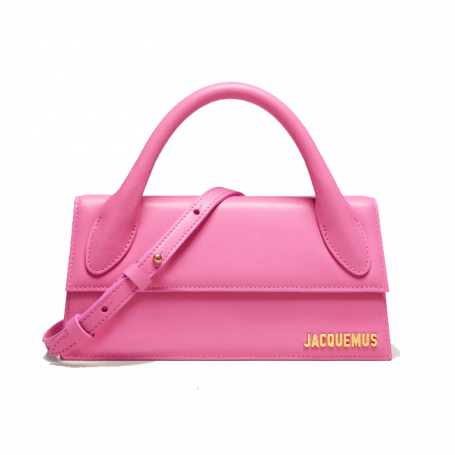Jacquemus Le Chiquito Long Signature Handbag Pink