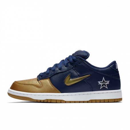 Nike SB Dunk Low x Supreme Jewel Swoosh Gold