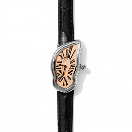 Часы Laphont Melting Watch Silver Salmon Dial Edition Pink