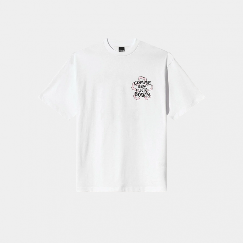 Футболка Comme Des Fuckdown Logo Jersey T-Shirt White