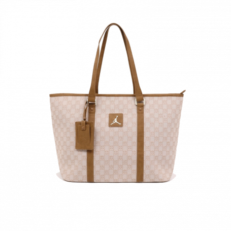 Jordan Monogram Tote Bag Coconut Milk