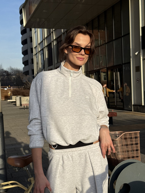 Зип-анорак Sabe Women Half-Zip Melange