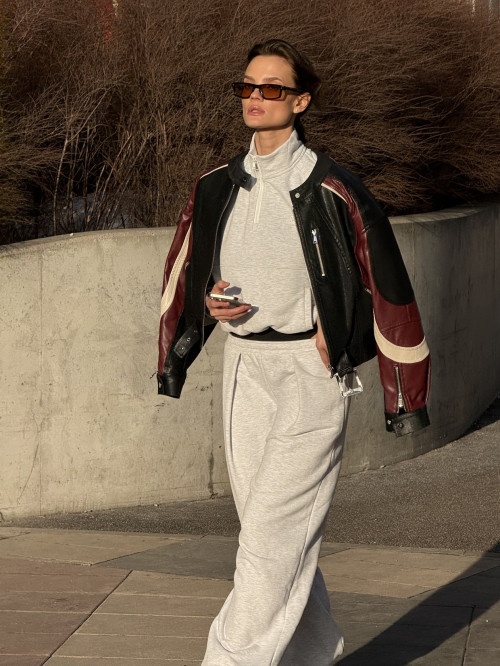 Зип-анорак Sabe Women Half-Zip Melange