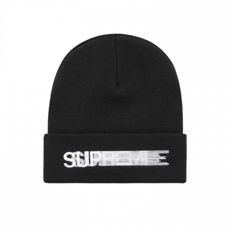 Supreme Motion Logo Beanie (SS23) Black