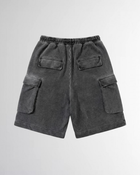 Шорты Sabe Shorts Acid Wash Dark Grey