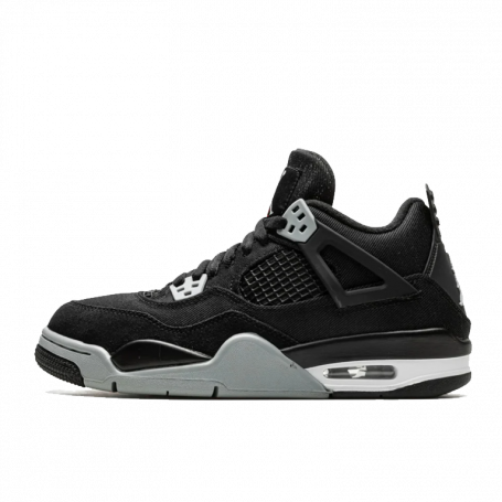 Air Jordan 4 Retro SE Black Canvas (GS)