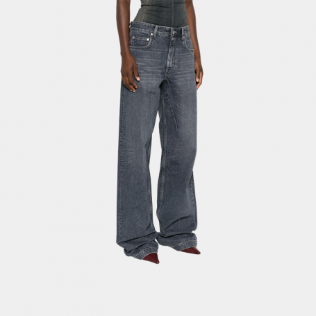 Джинсы Rick Owens DRKSHDW Geth Jeans Washed Grey