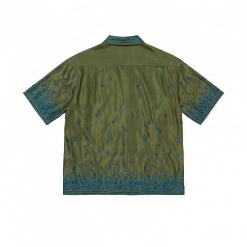 Supreme Nouveau Embroidered S/S Shirt Olive