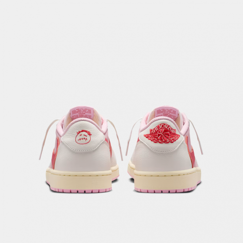 Кроссовки Air Jordan 1 Retro Low OG SP Travis Scott Sail Tropical Pink
