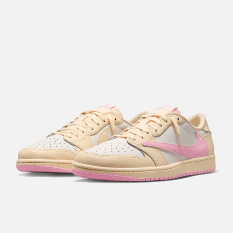 Кроссовки Air Jordan 1 Retro Low OG SP Travis Scott Shy Pink