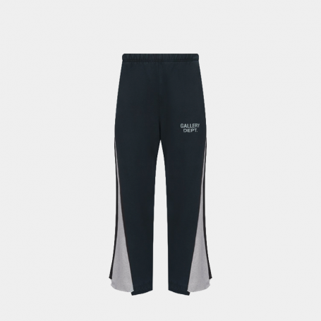 Штаны Gallery Dept Twisted Leg Sweatpant Flares Washed Black