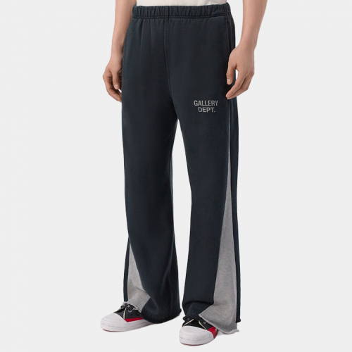 Штаны Gallery Dept Twisted Leg Sweatpant Flares Washed Black