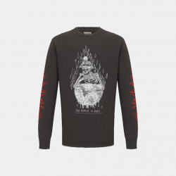 Лонгслив Gallery Dept The World Is Ours L/S Vintage Black