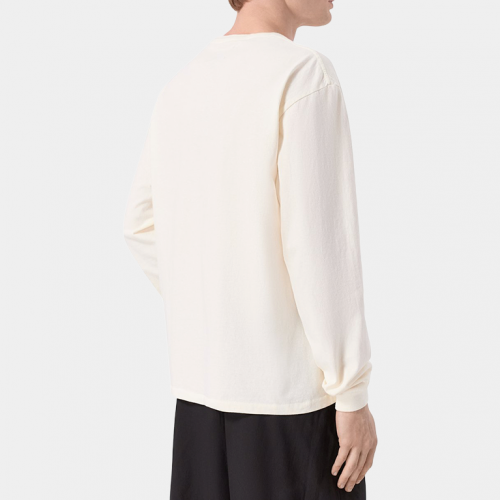 Лонгслив Gallery Dept French Logo Lux Long Sleeve Tee Washed Cream