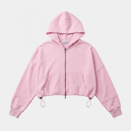 Зип-худи Sabe Cropped Pink